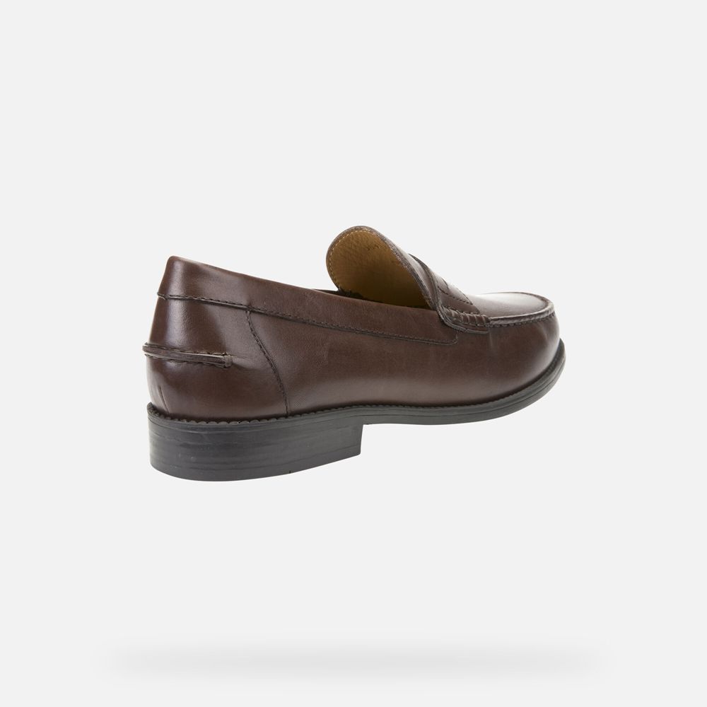 Mocassin Geox New Damon - Marron Foncé - Homme 647905-DEX